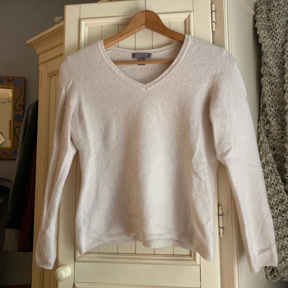 Cream cashmere sweater